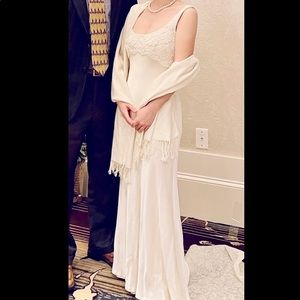 Evening White Dress Ivory Wedding Gown